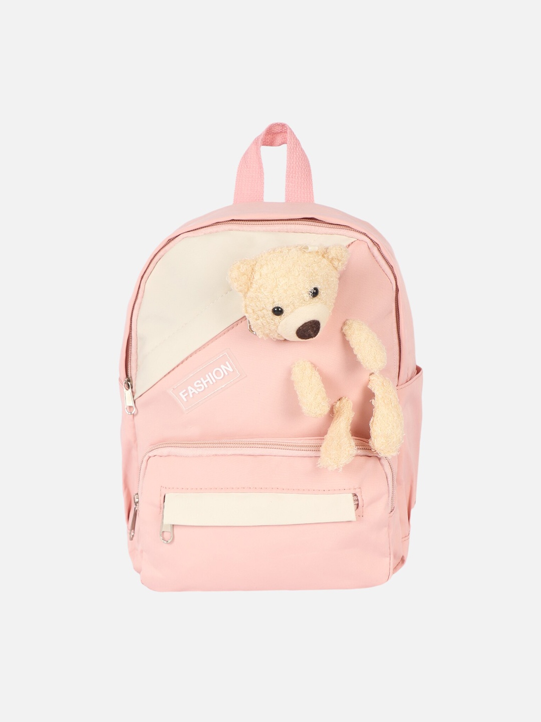 

PASSION PETALS Girls Teddy School Backpack, Pink