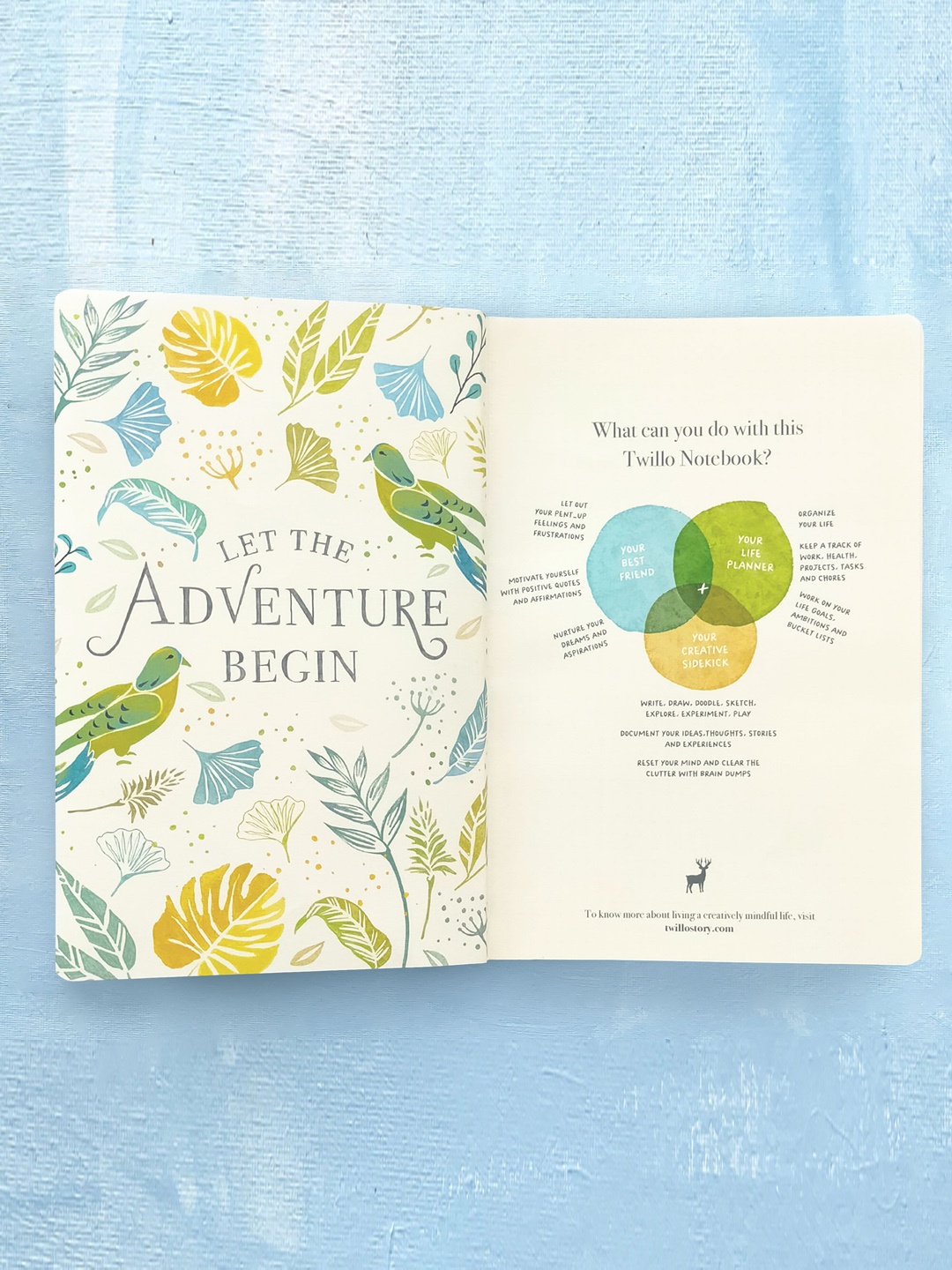 

happywagon The Little Things Softcover Notebook, Beige
