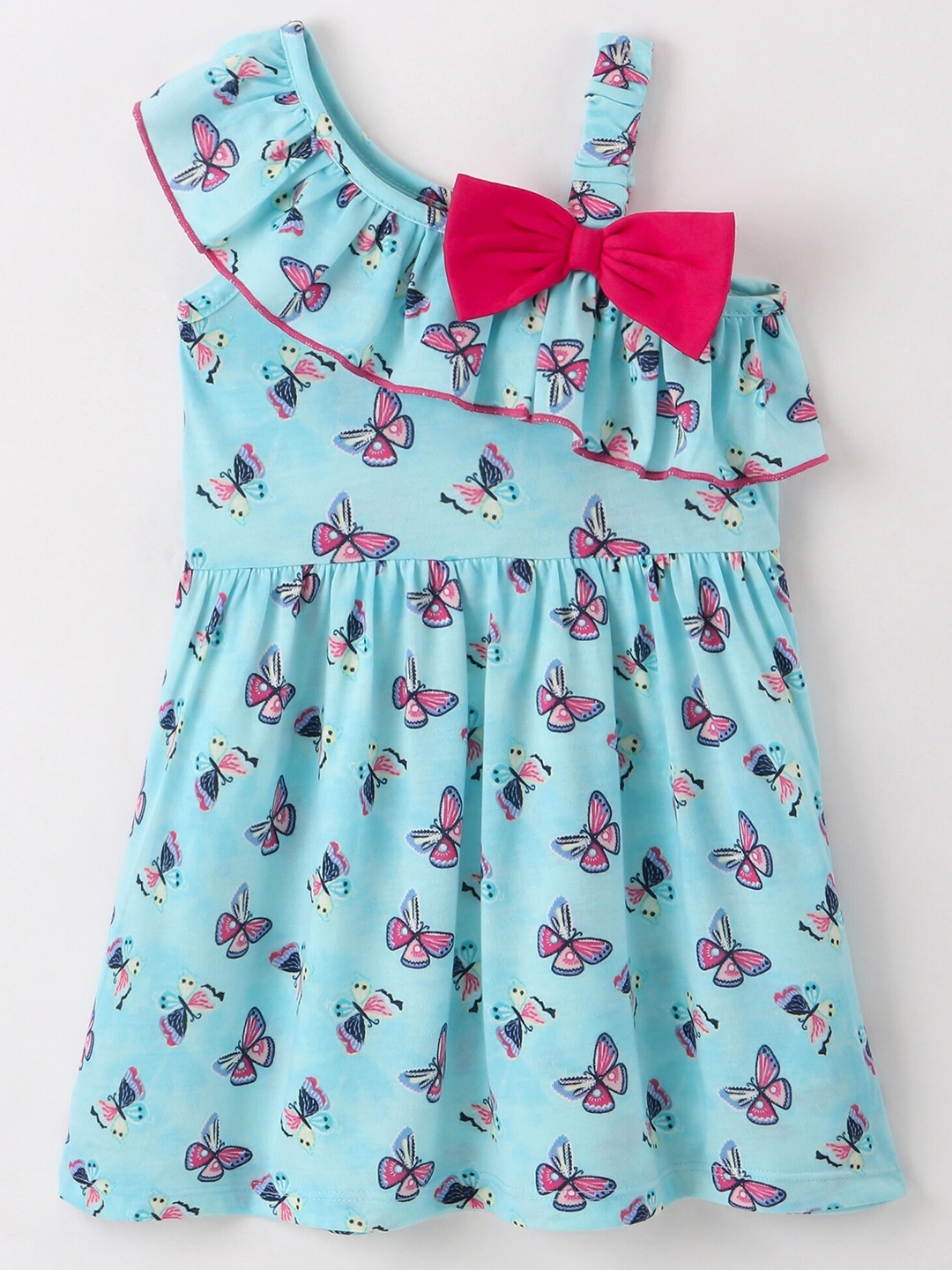 

CrayonFlakes Butterfly Printed Dress, Blue