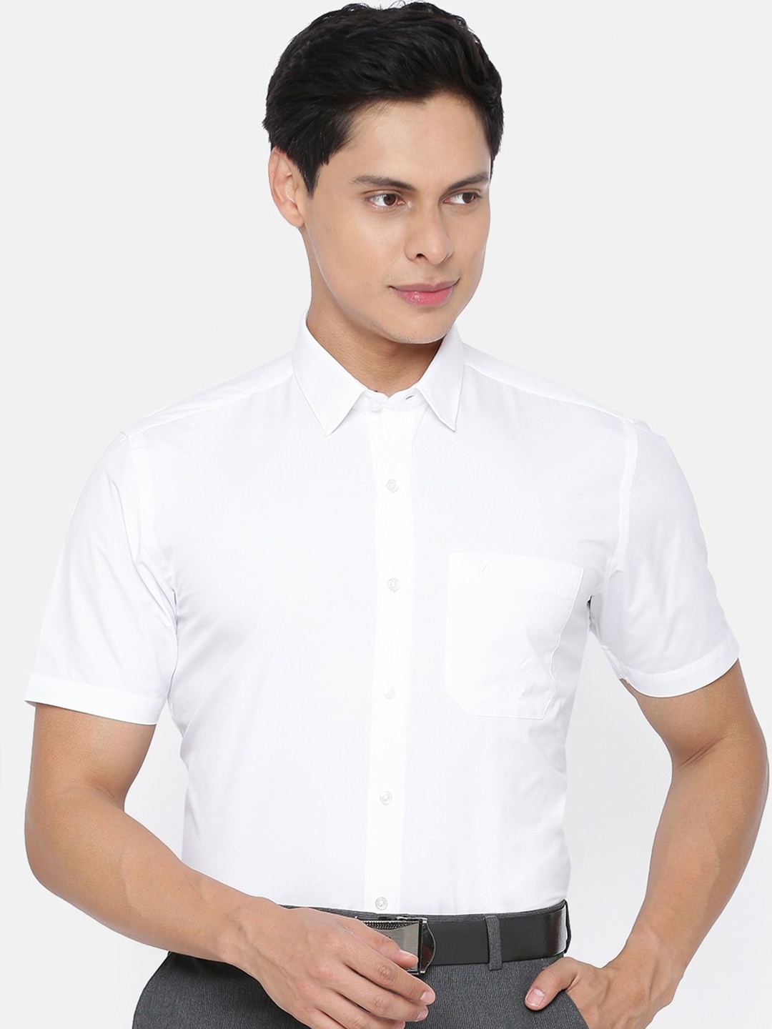 

Ramraj Tailored Fit Pure Cotton Formal Shirt, White