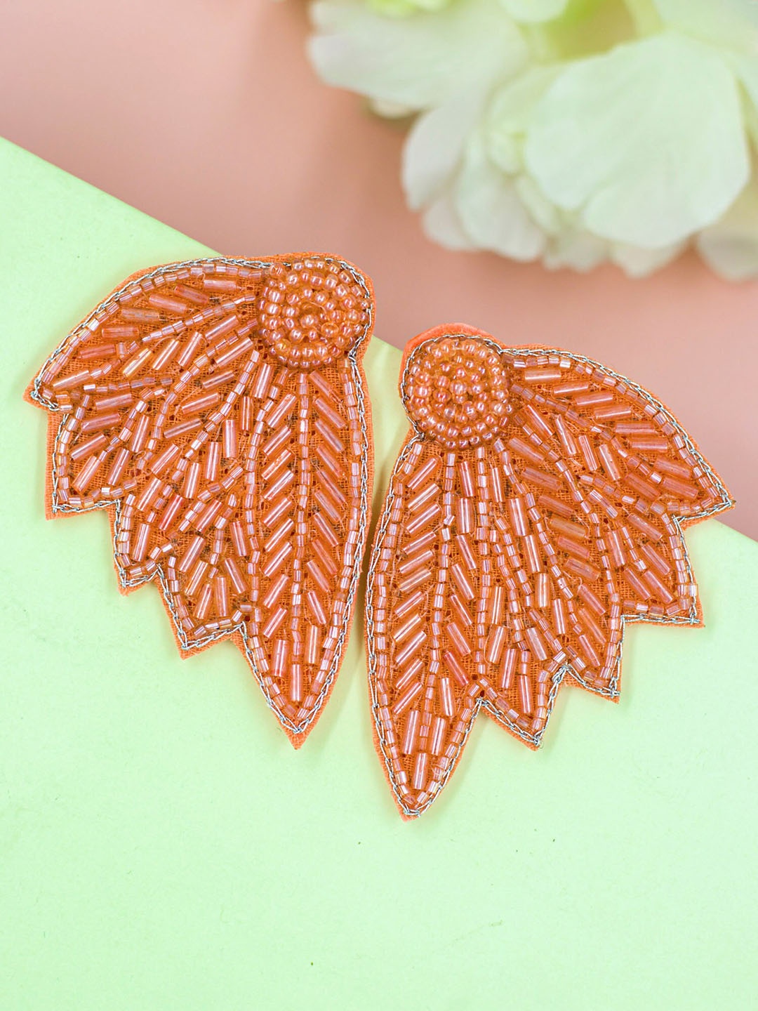 

Bellofox Contemporary Studs Earrings, Peach