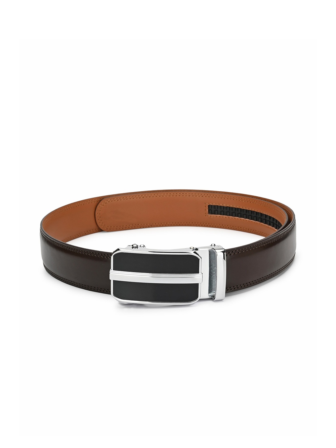 

Pacific Gold Men Leather Belt, Brown