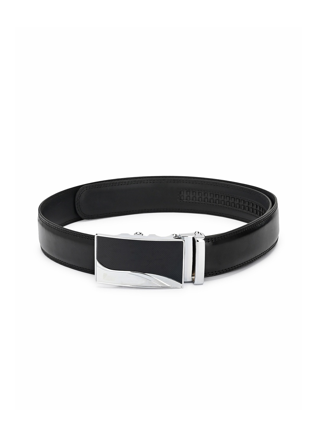 

Pacific Gold Men Leather Belt, Black