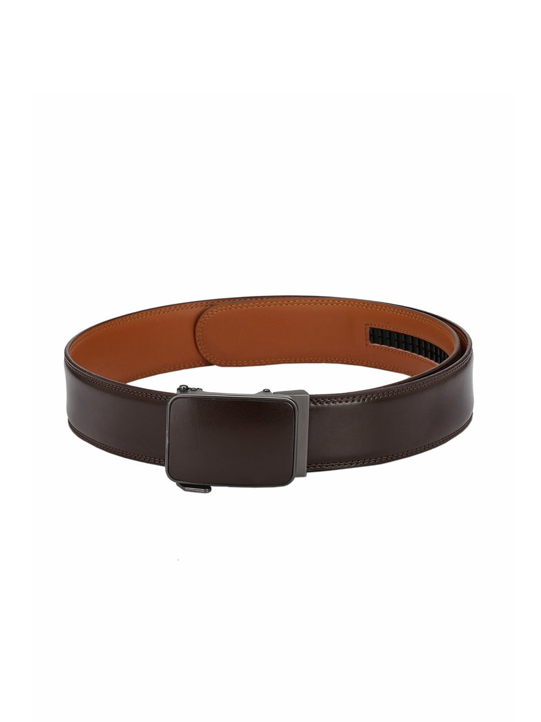 

Pacific Gold Men Leather Belt, Brown