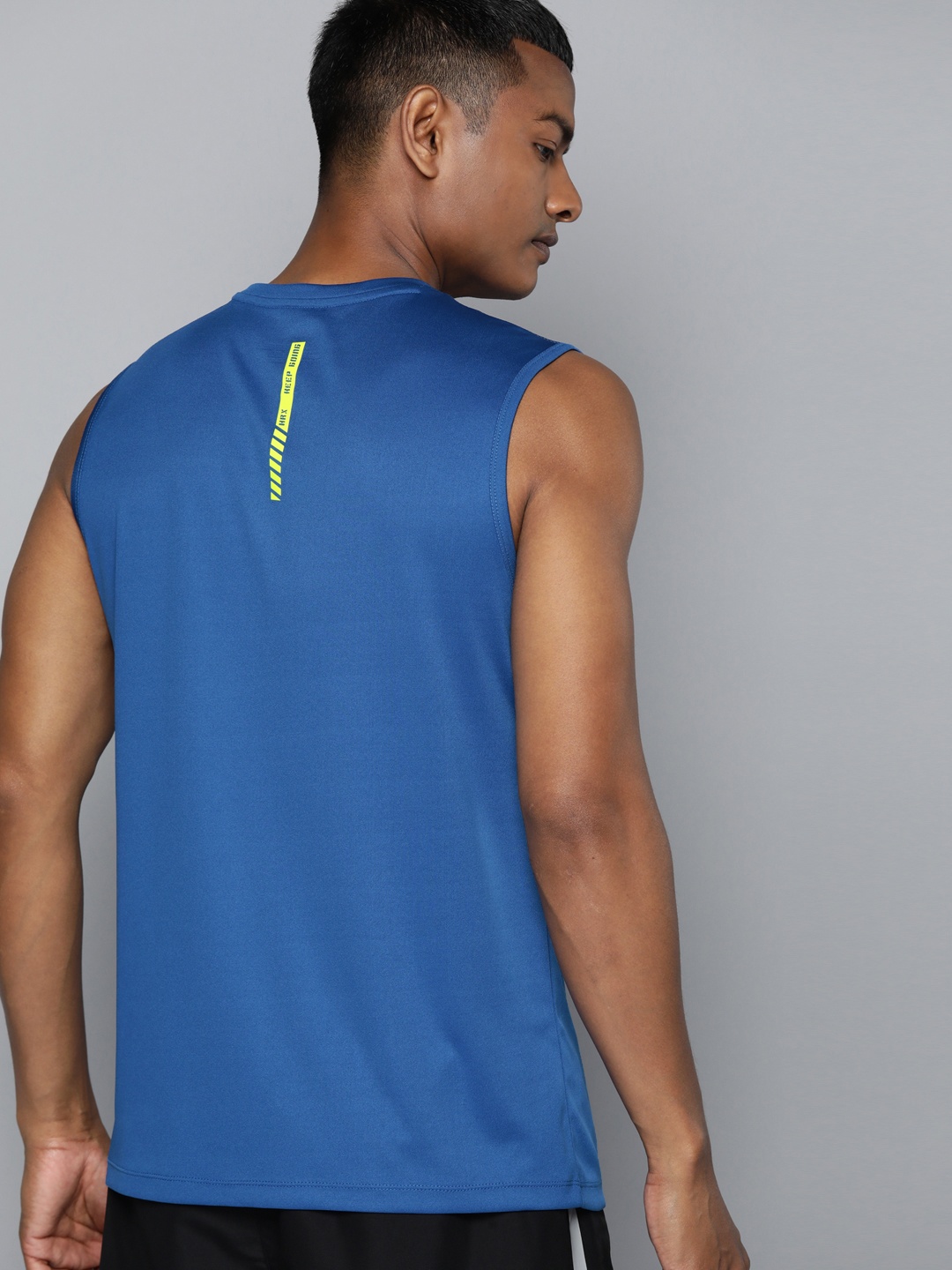 

HRX by Hrithik Roshan Typography Printed T-shirt, Blue