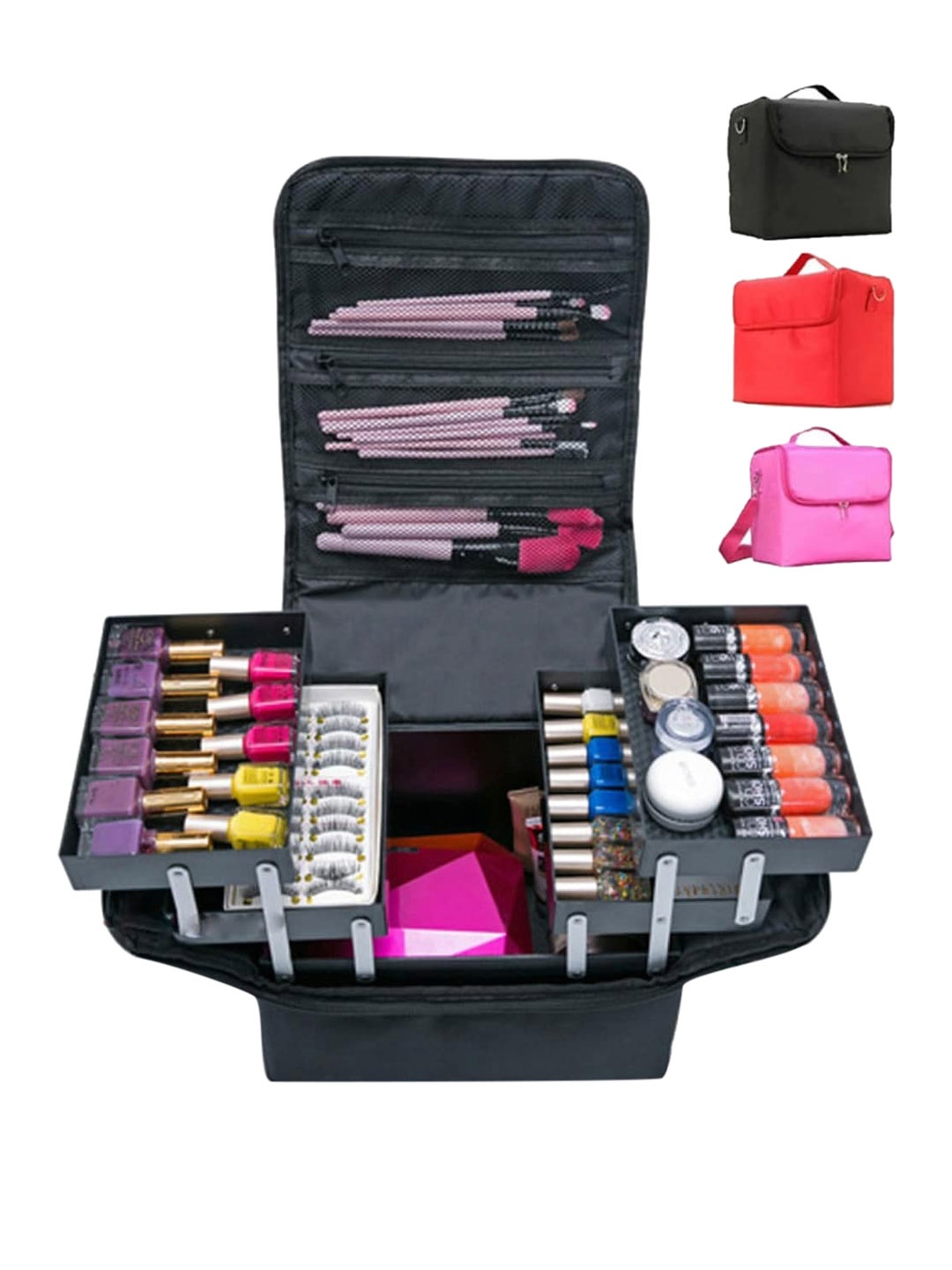 

YouBella Black Portable Cosmetics Organiser