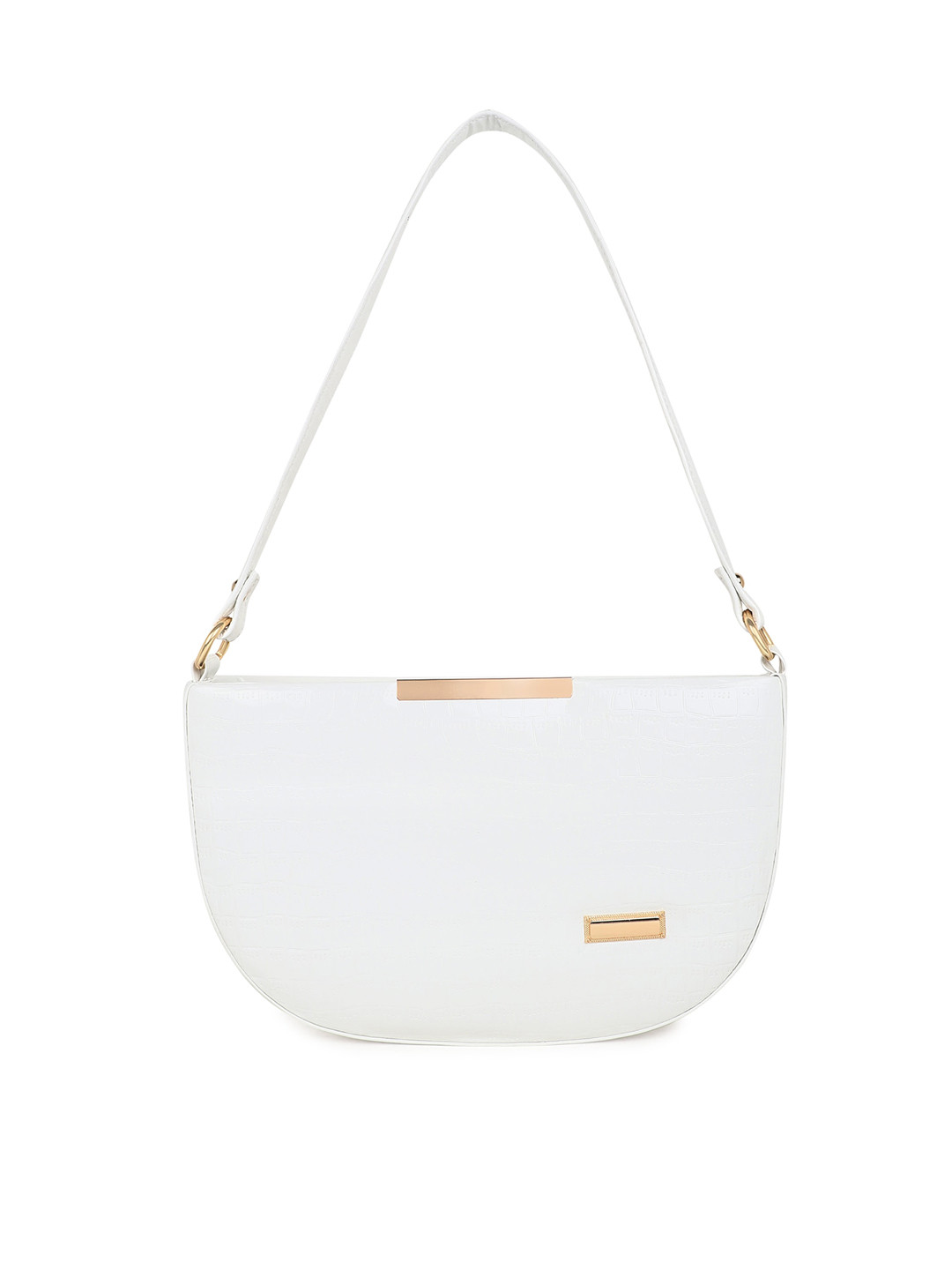 

Stropcarry Half Moon Shoulder Bag, White