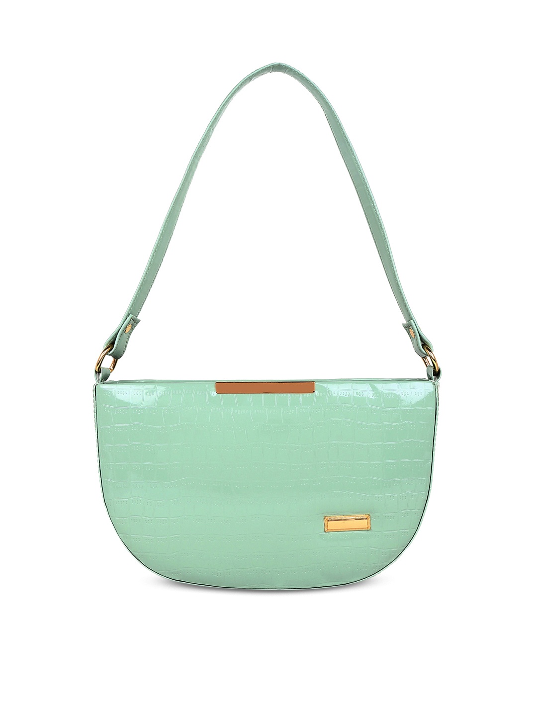 

Stropcarry Textured Structured Shoulder Bag, Sea green