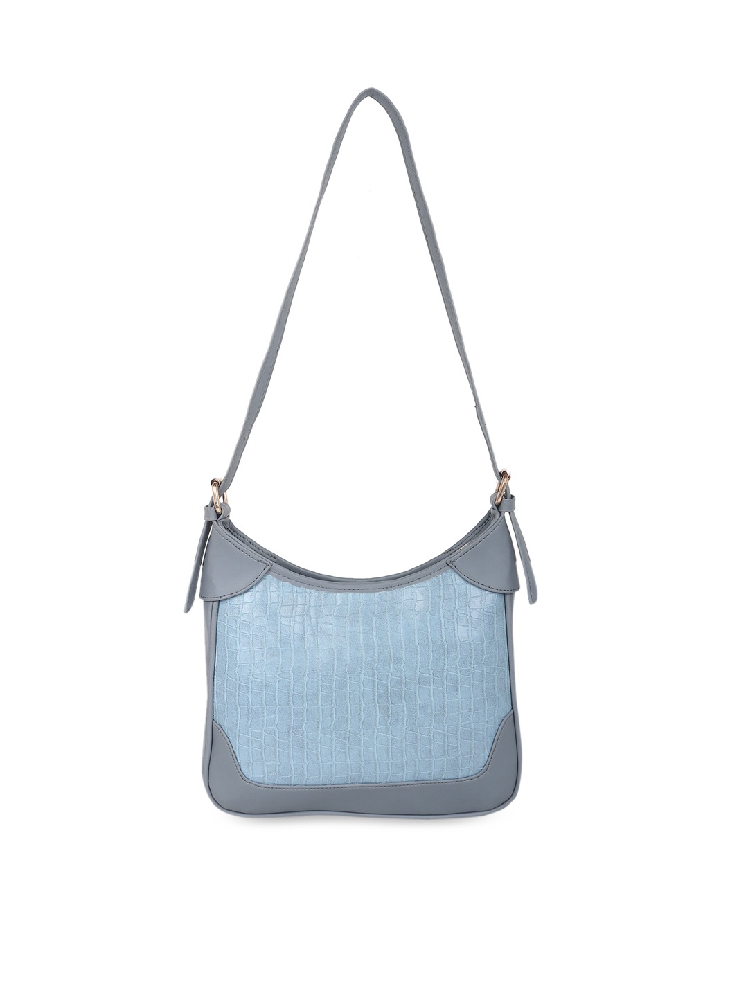 

Stropcarry Women Colourblocked PU Structured Shoulder Bag, Blue