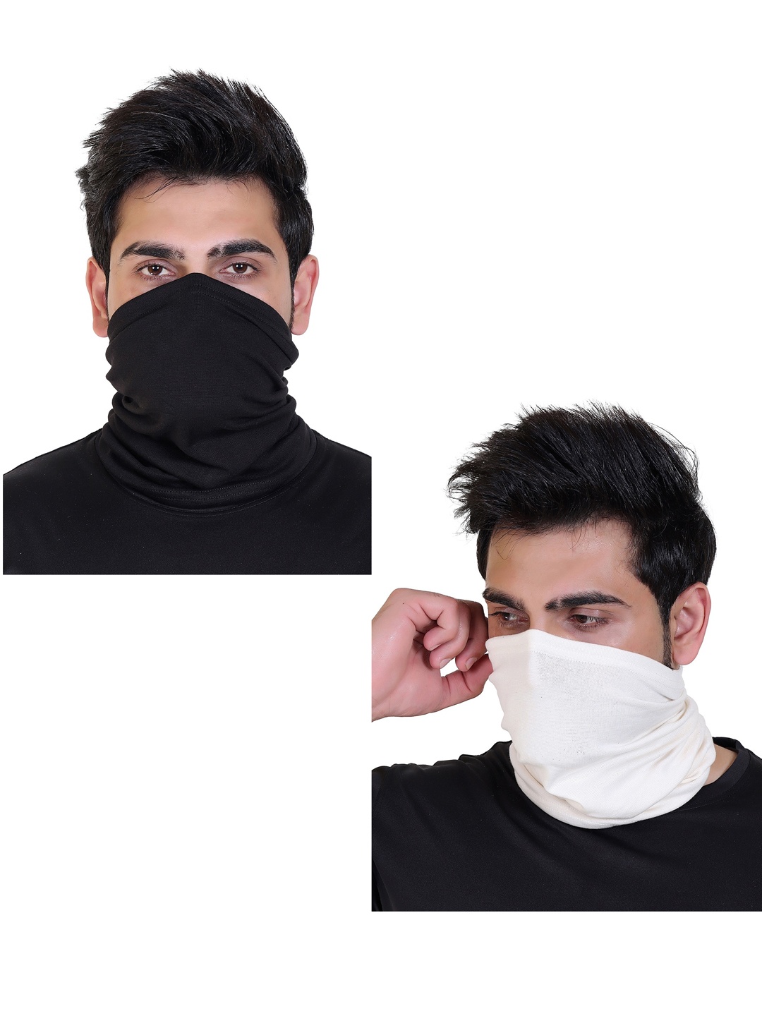 

Gajraj Pack Of 2 Breathable Moisture Wicking Banana Headband, Off white