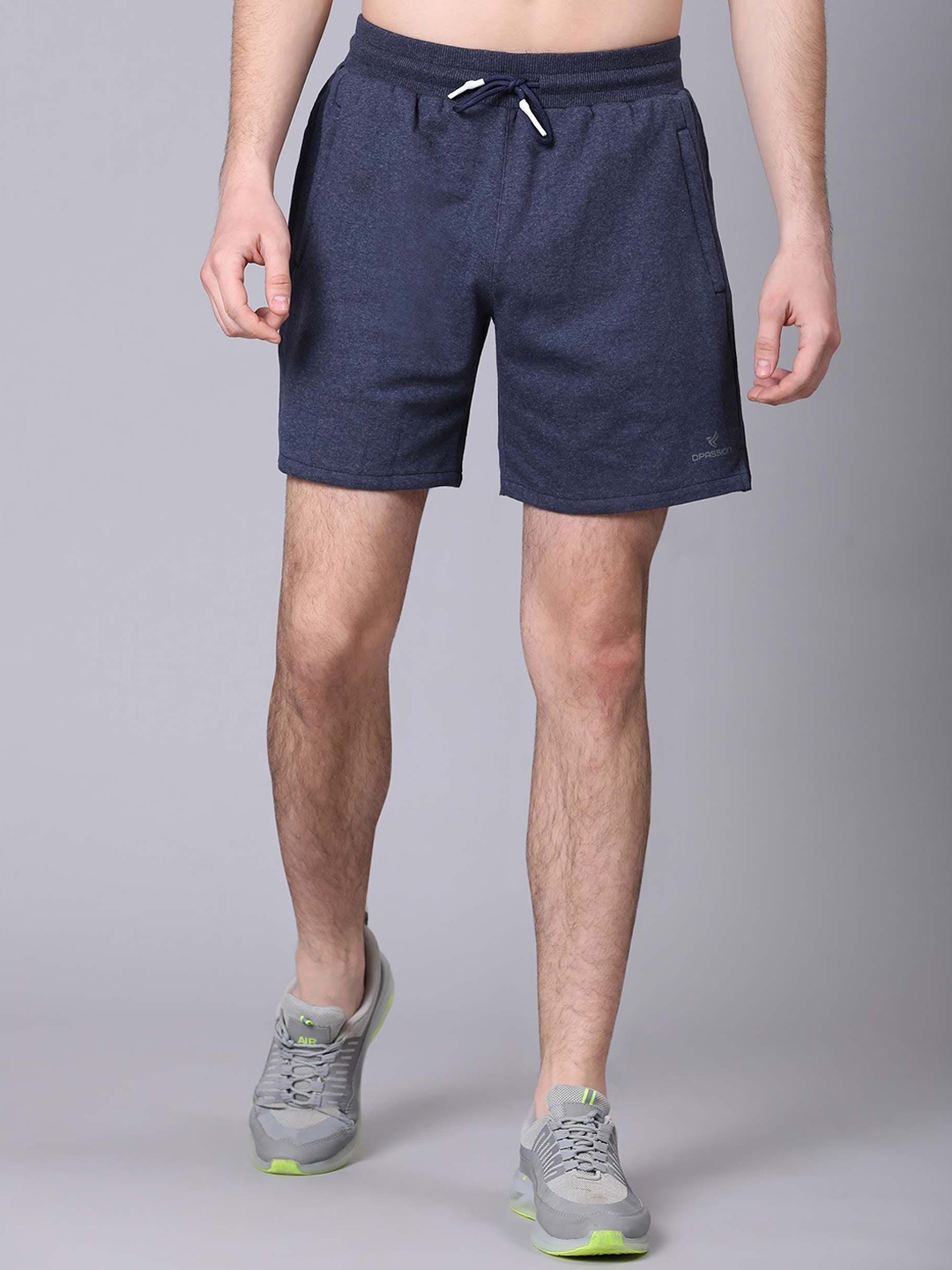 

Dpassion Men Running Sports Shorts, Blue