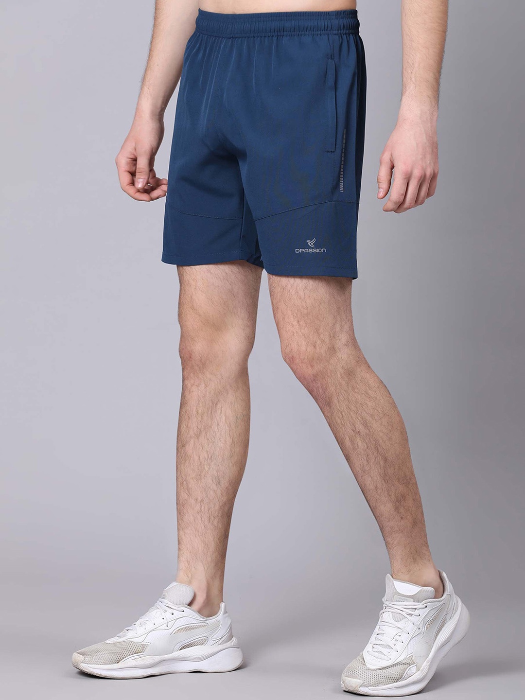 

Dpassion Men Running Sports Shorts, Blue