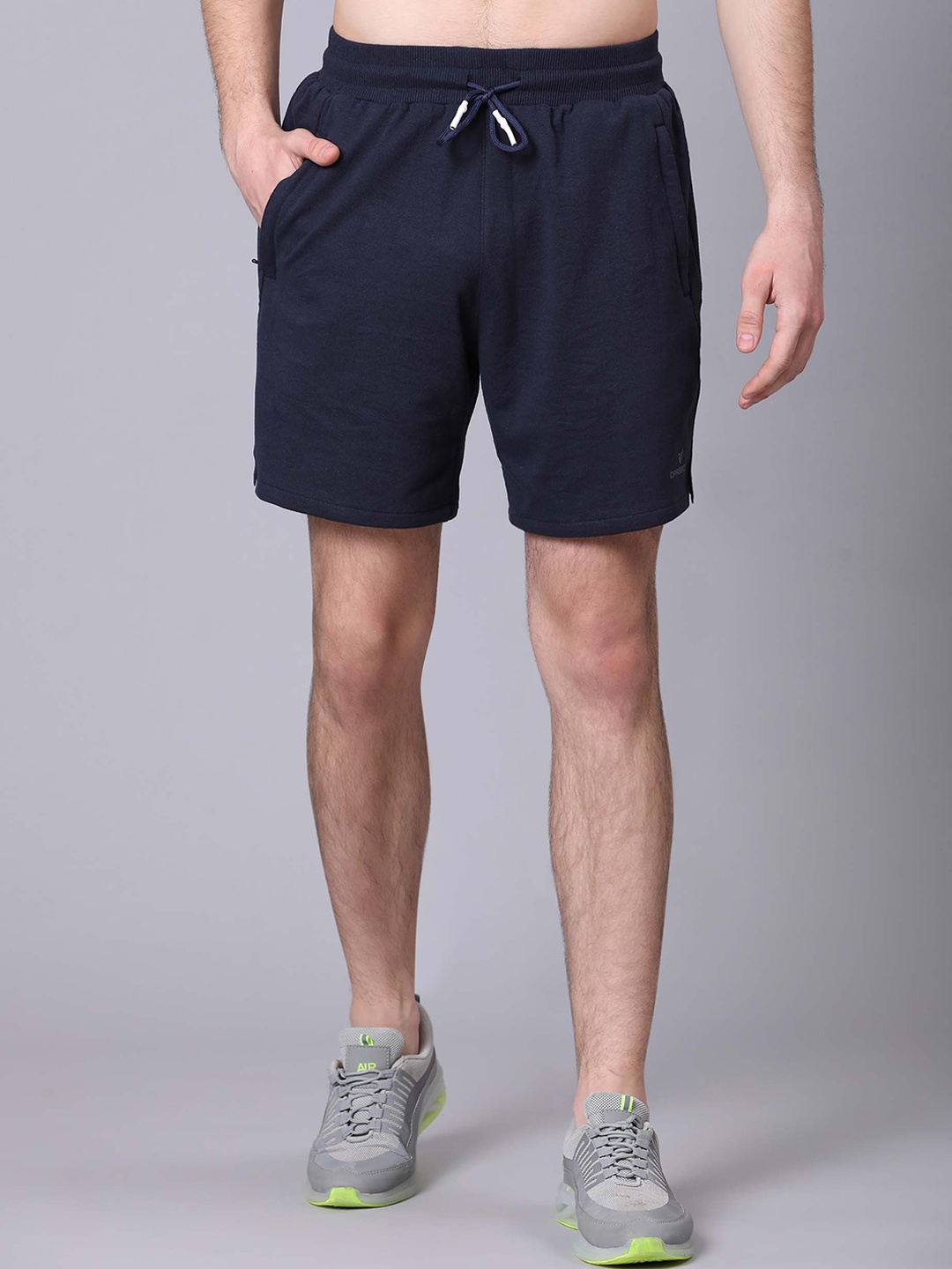 

Dpassion Men Running Sports Shorts, Navy blue
