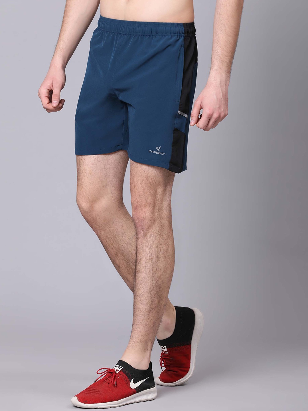 

Dpassion Men Running Sports Shorts, Blue
