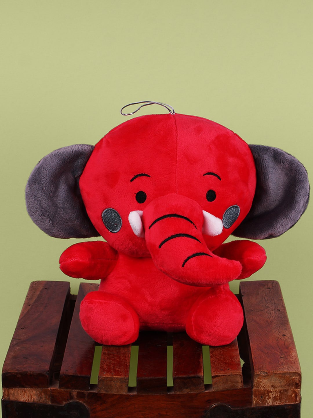 

DukieKooky Kids Baby Elephant Soft Toy, Red