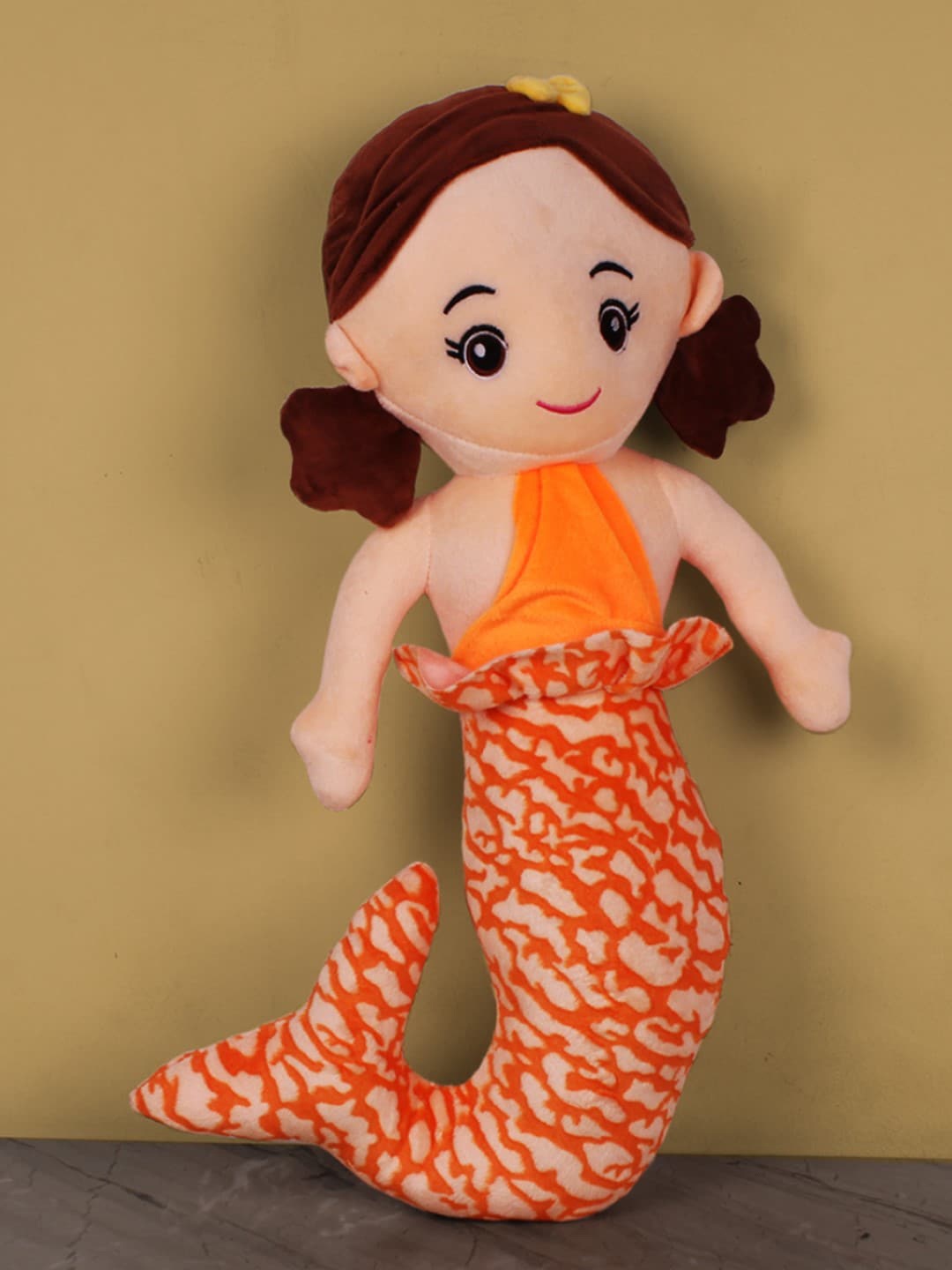 

DukieKooky Kids Mermaid Soft Toys, Orange