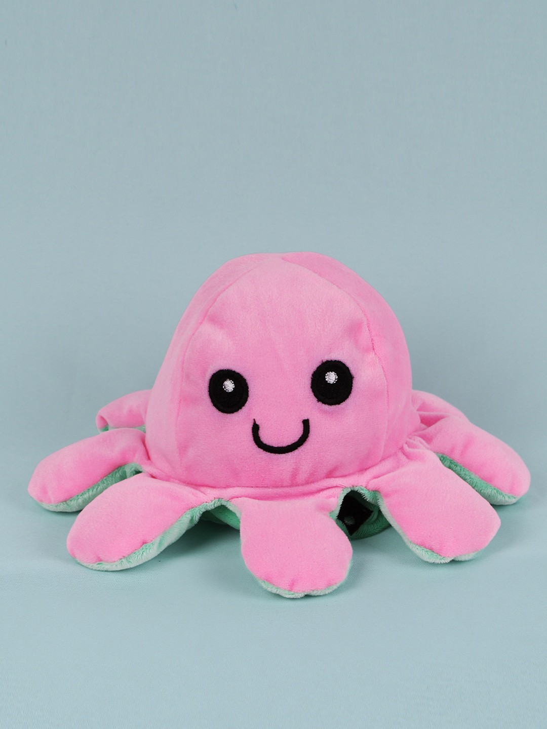 

DukieKooky Kids Reversible Octopus Soft Toy, Pink