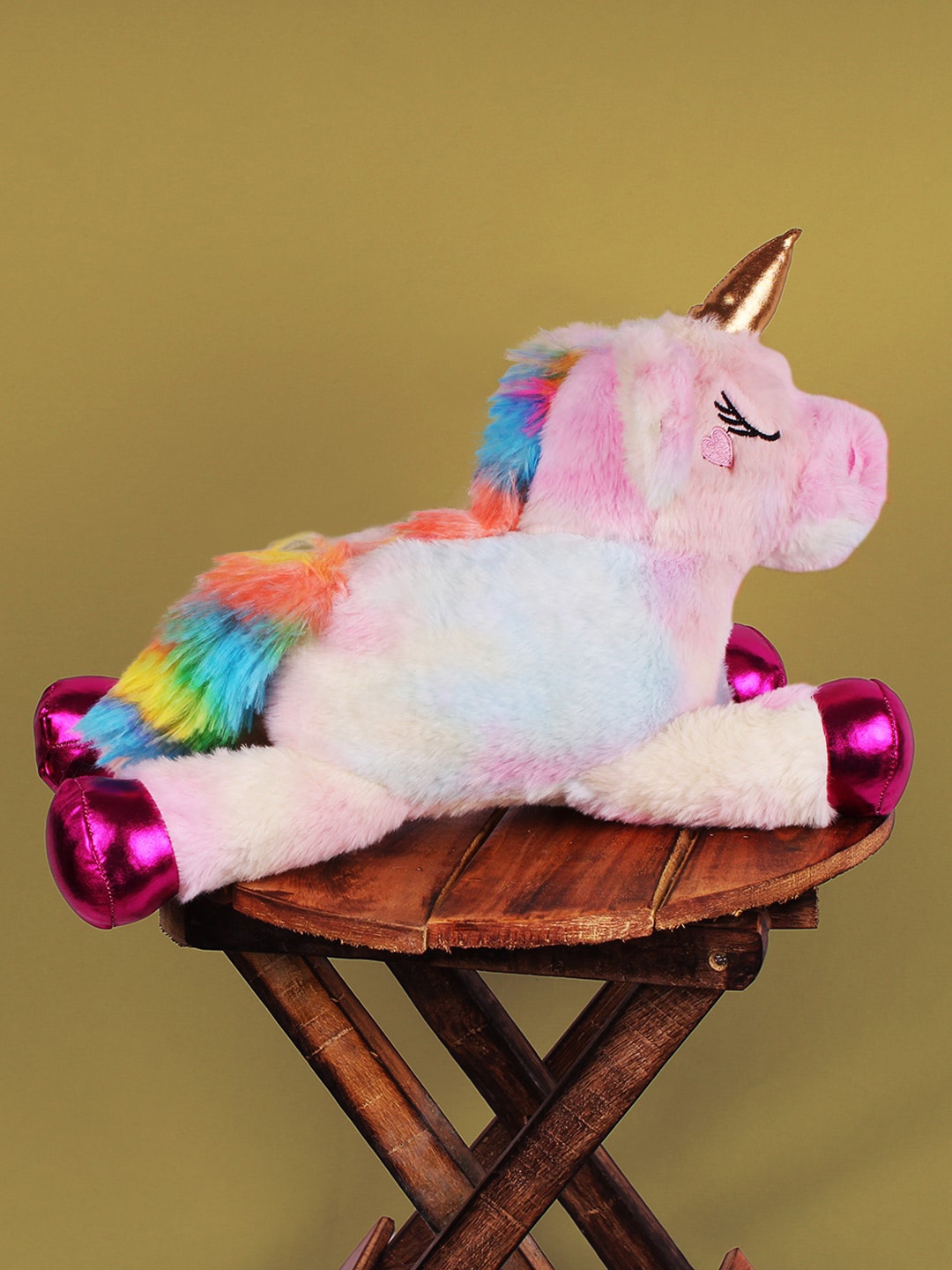 

DukieKooky Kids Sleeping Unicorn Soft Toy, Pink