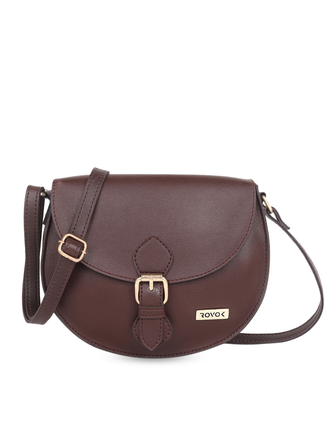 

ROVOK Structured Sling Bag, Brown