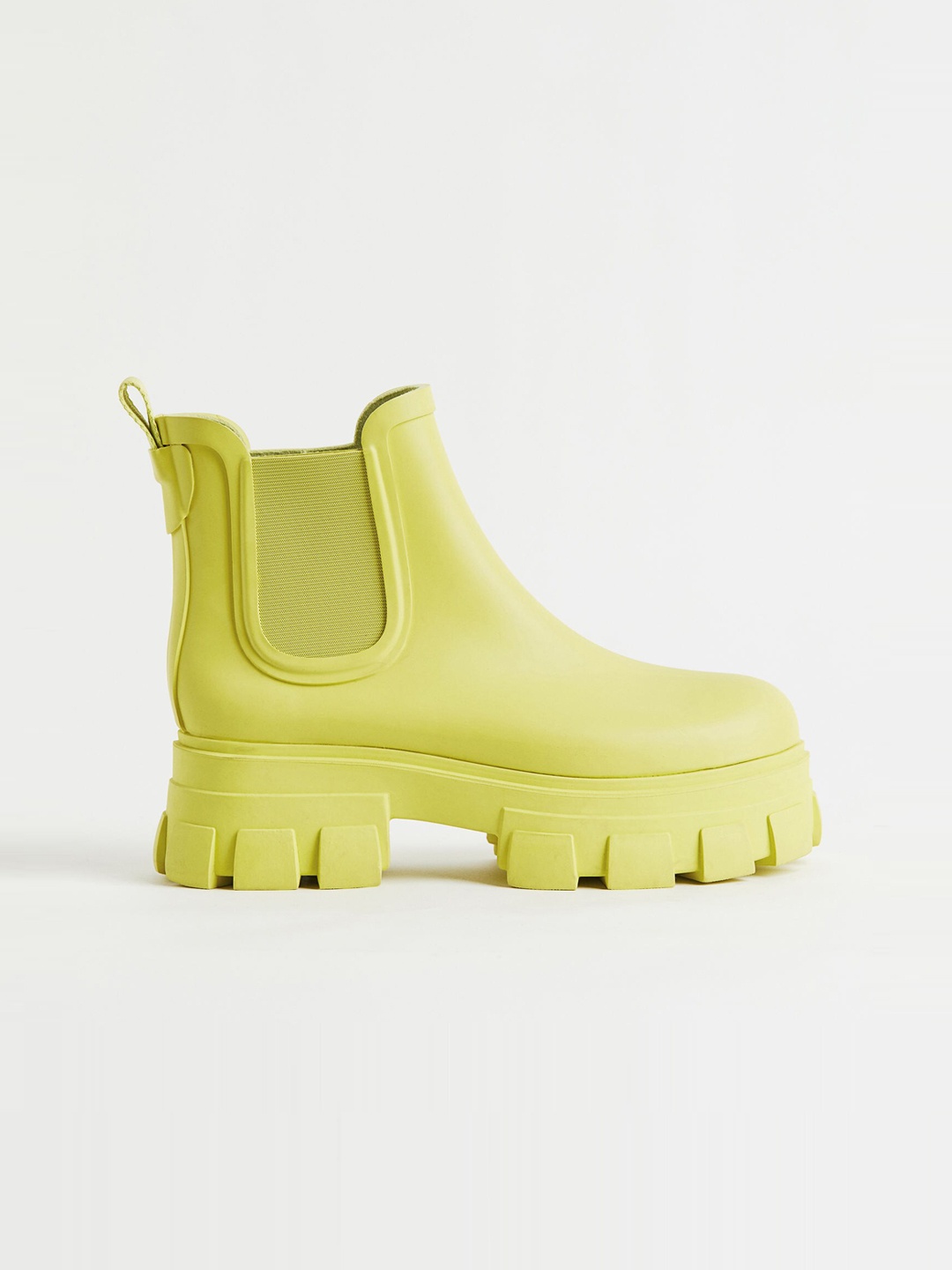 

H&M Women Chunky Rubber Boots, Yellow