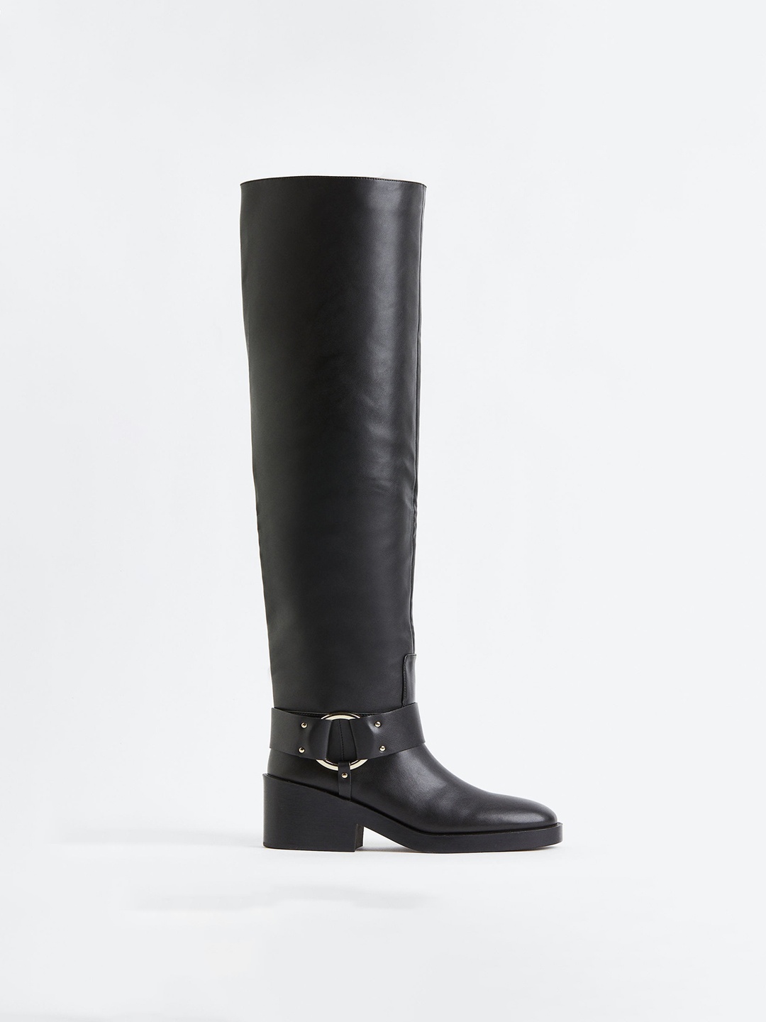 

H&M Women Over-The-Knee Boots, Black