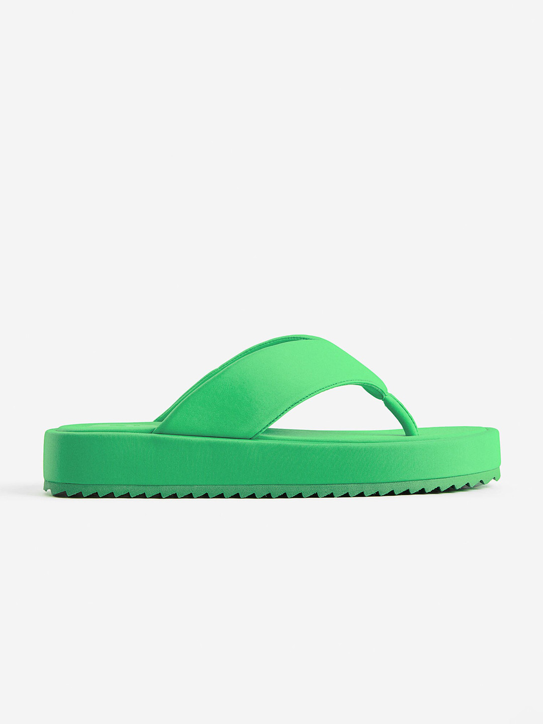 

H&M Women Flatform Flip Flops, Green
