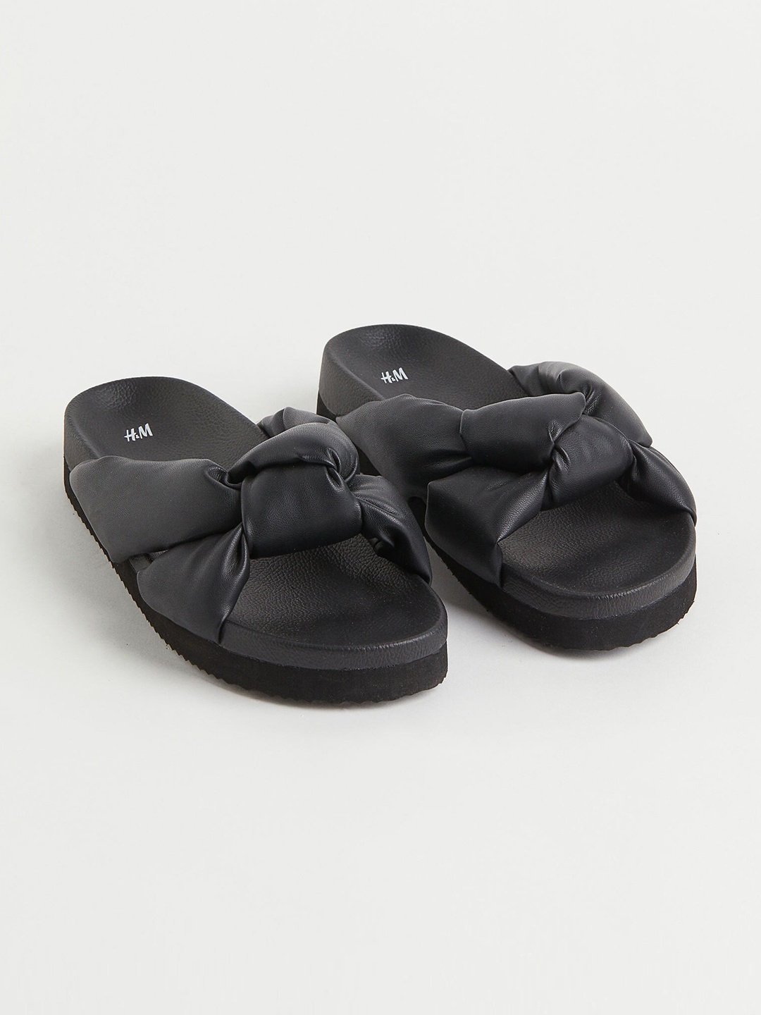 

H&M Women Knot-Detail Mules, Black