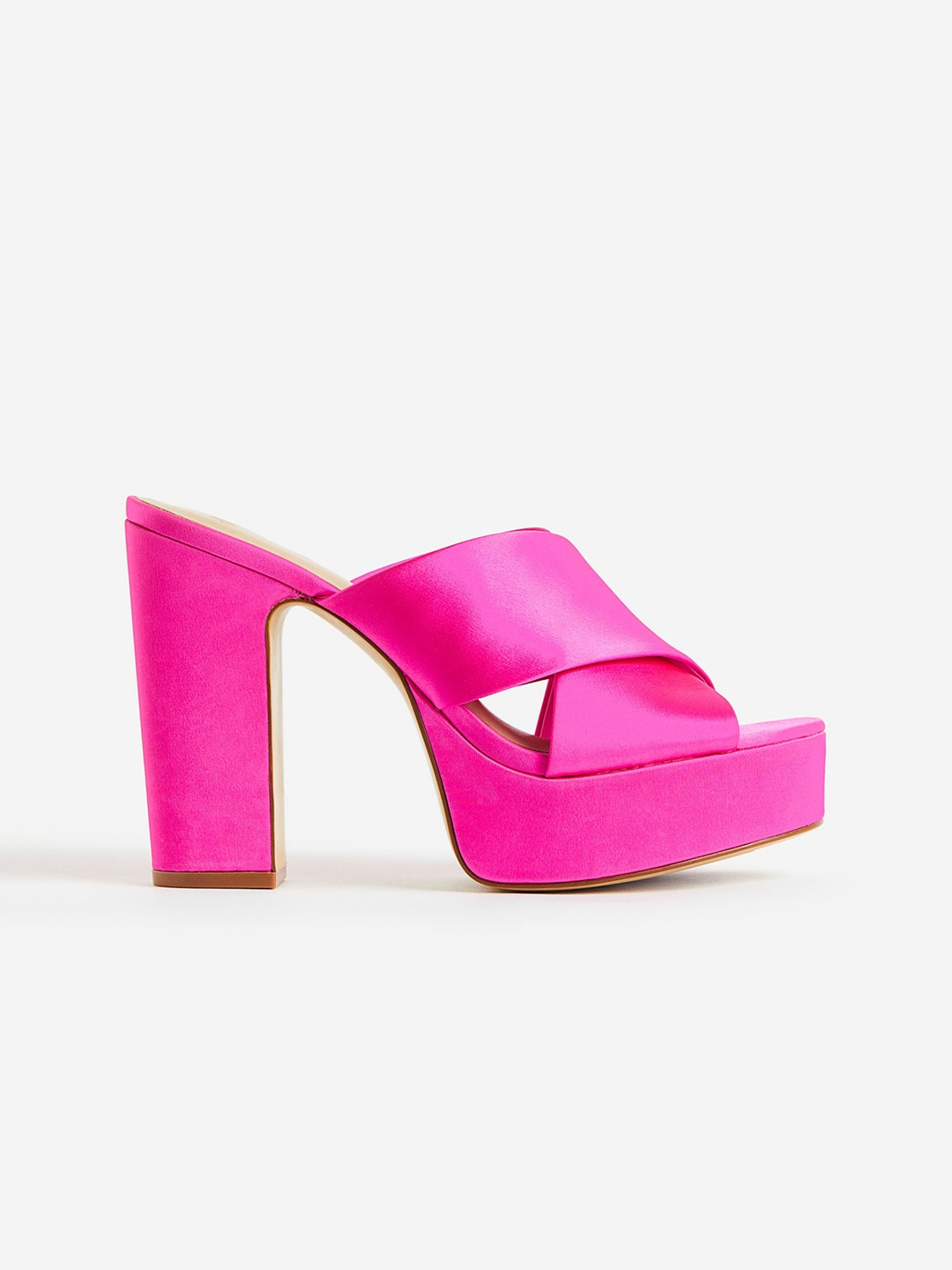 

H&M Women Platform Mules, Pink