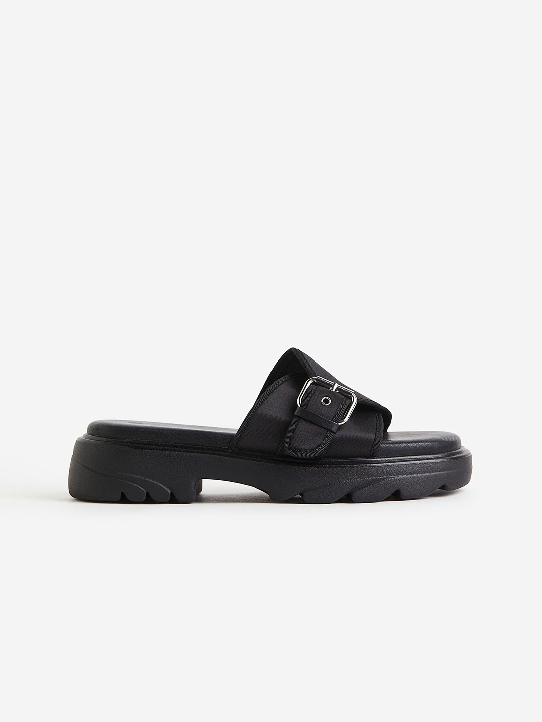 

H&M Women Chunky Slides, Black