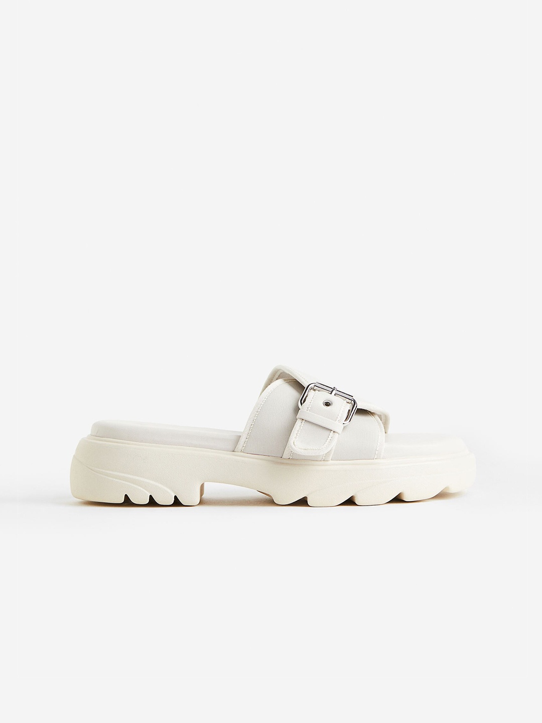 

H&M Women Chunky Slides, Beige