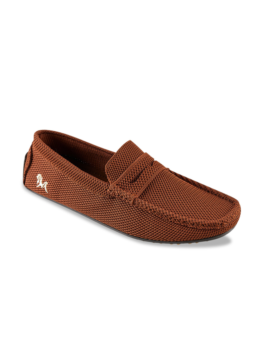 

NEEMANS Lightweight Knitted Loafers, Brown