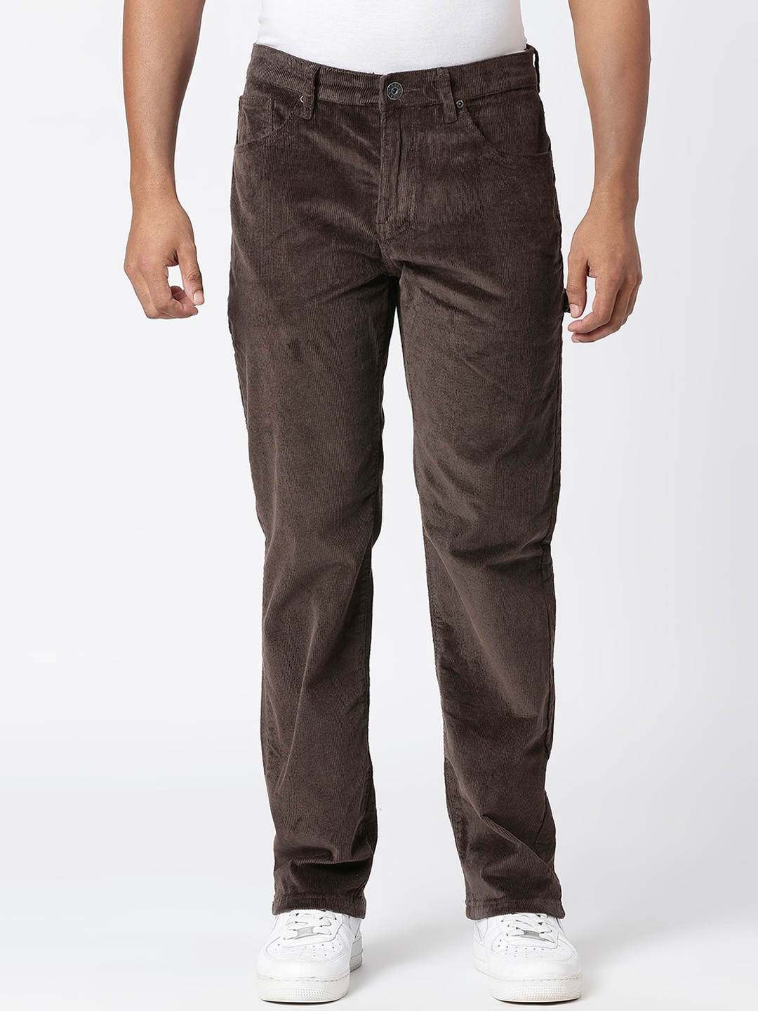 

WAIMEA Men Mid-Rise Bootcut Stretchable Jeans, Brown
