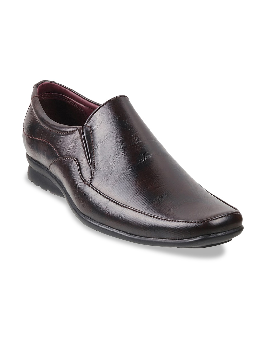 

WALKWAY by Metro Men Round Toe Formal Slip-On Shoes, Brown