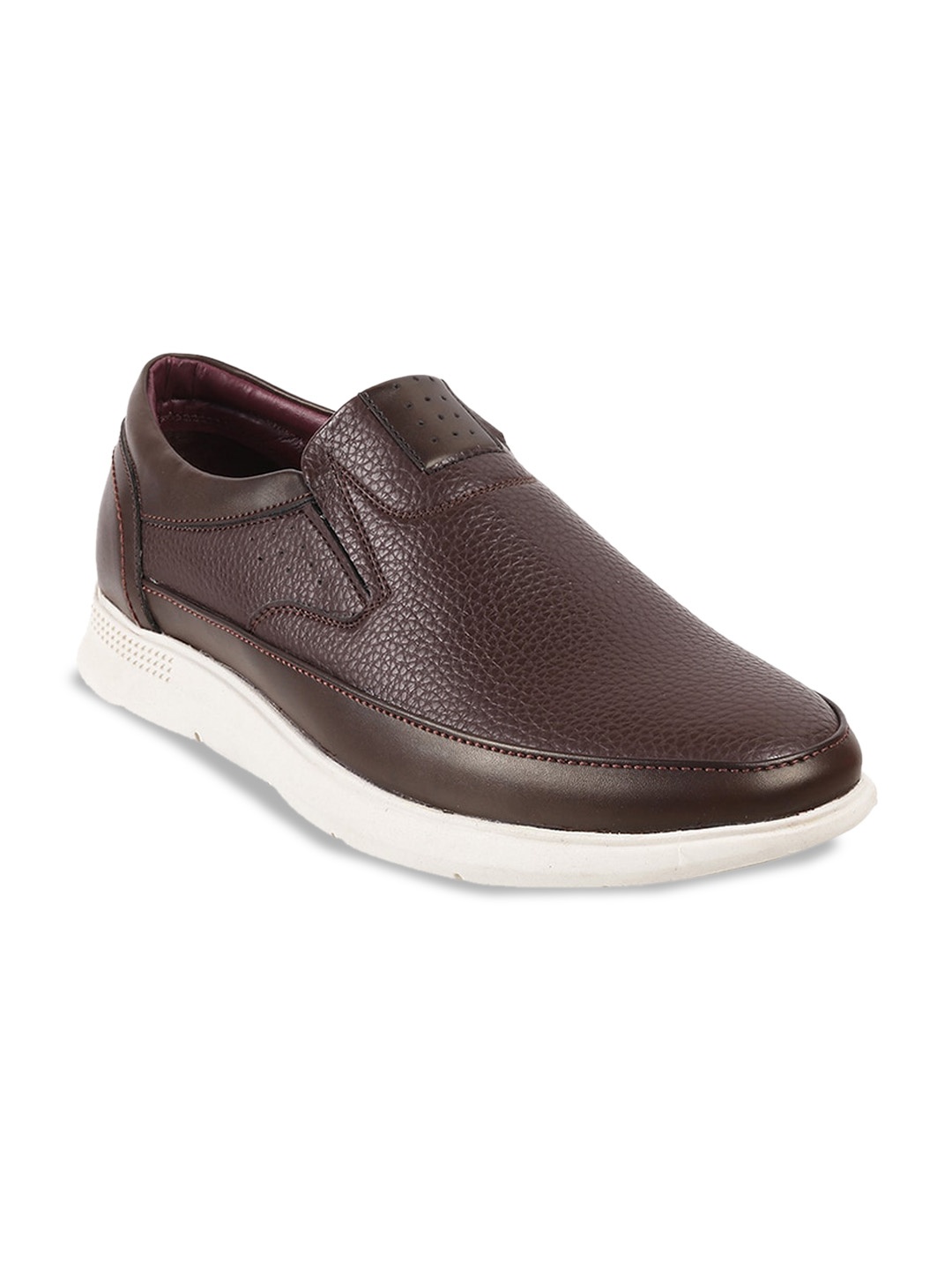 

WALKWAY by Metro Men Textured Slip-On Sneakers, Brown