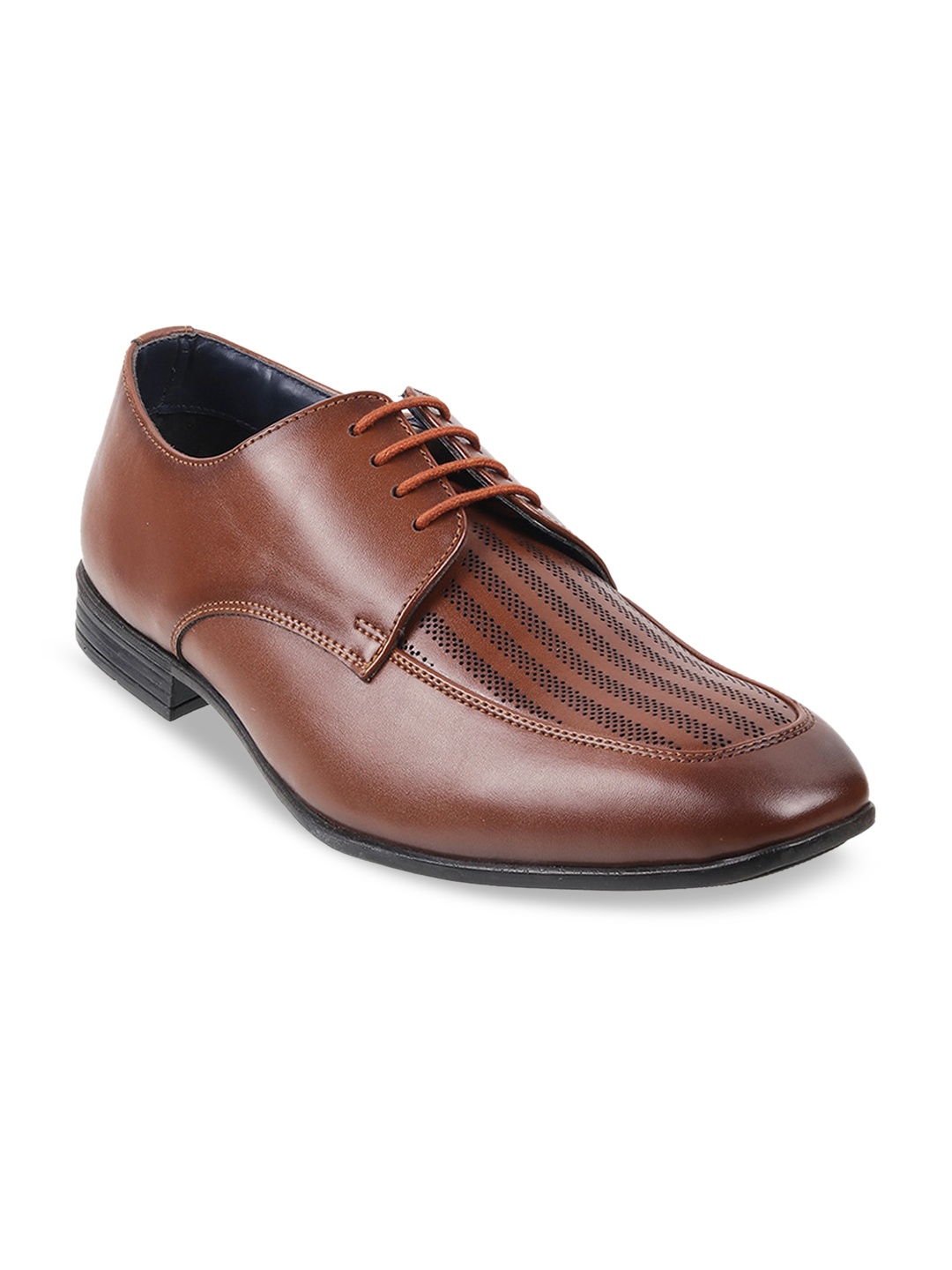 

WALKWAY by Metro Men Textured Formal Derbys, Tan