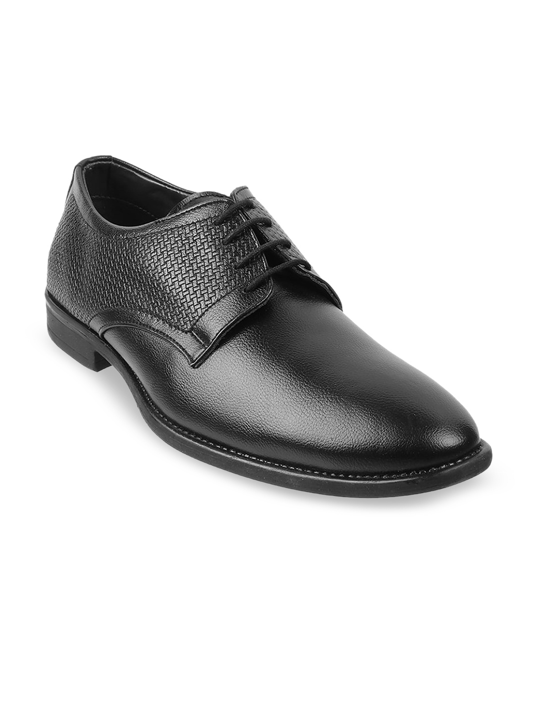 

WALKWAY by Metro Men Textured Lace-Up Formal Derbys, Black