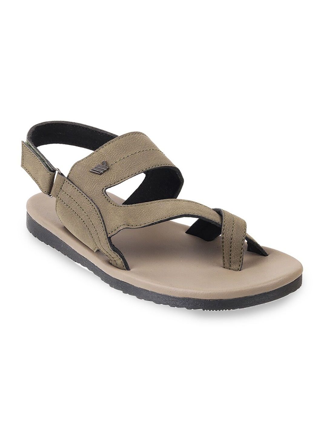 

WALKWAY by Metro Men Textured Comfort Sandals, Olive