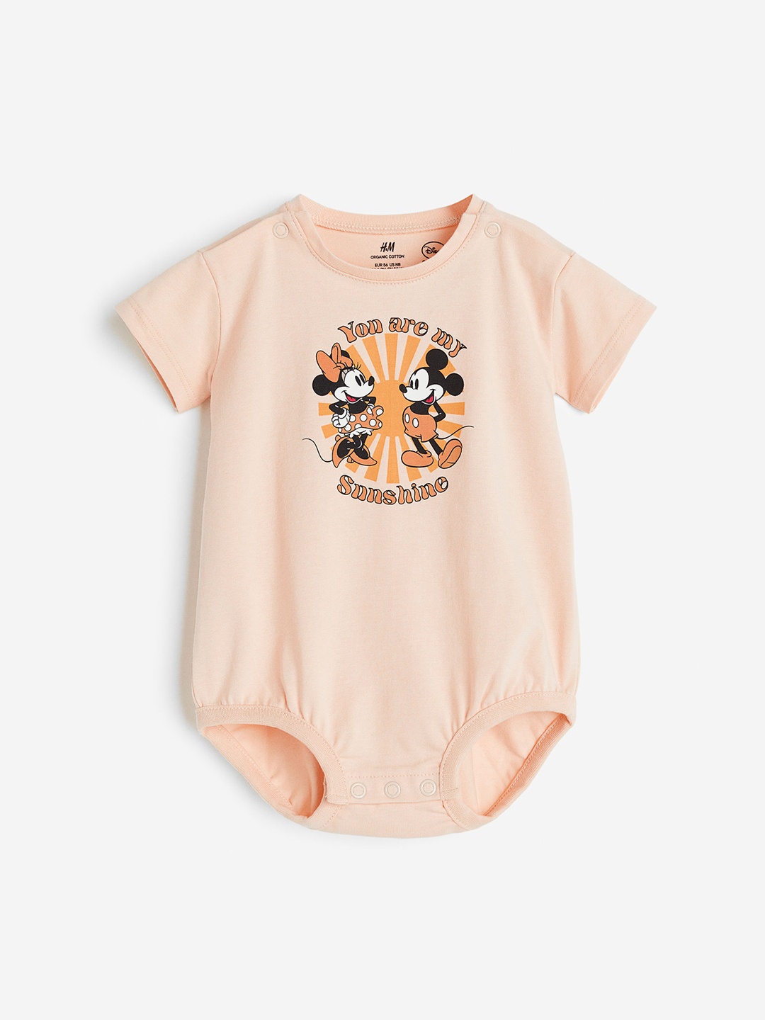 

H&M Infant Boys Printed Bodysuit, Pink