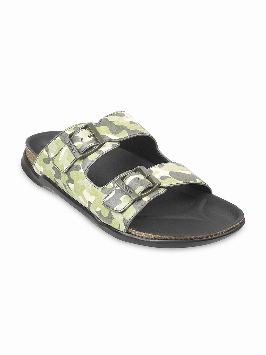 

Mochi Men Printed Two Strap Comfort Sandals, Sea green