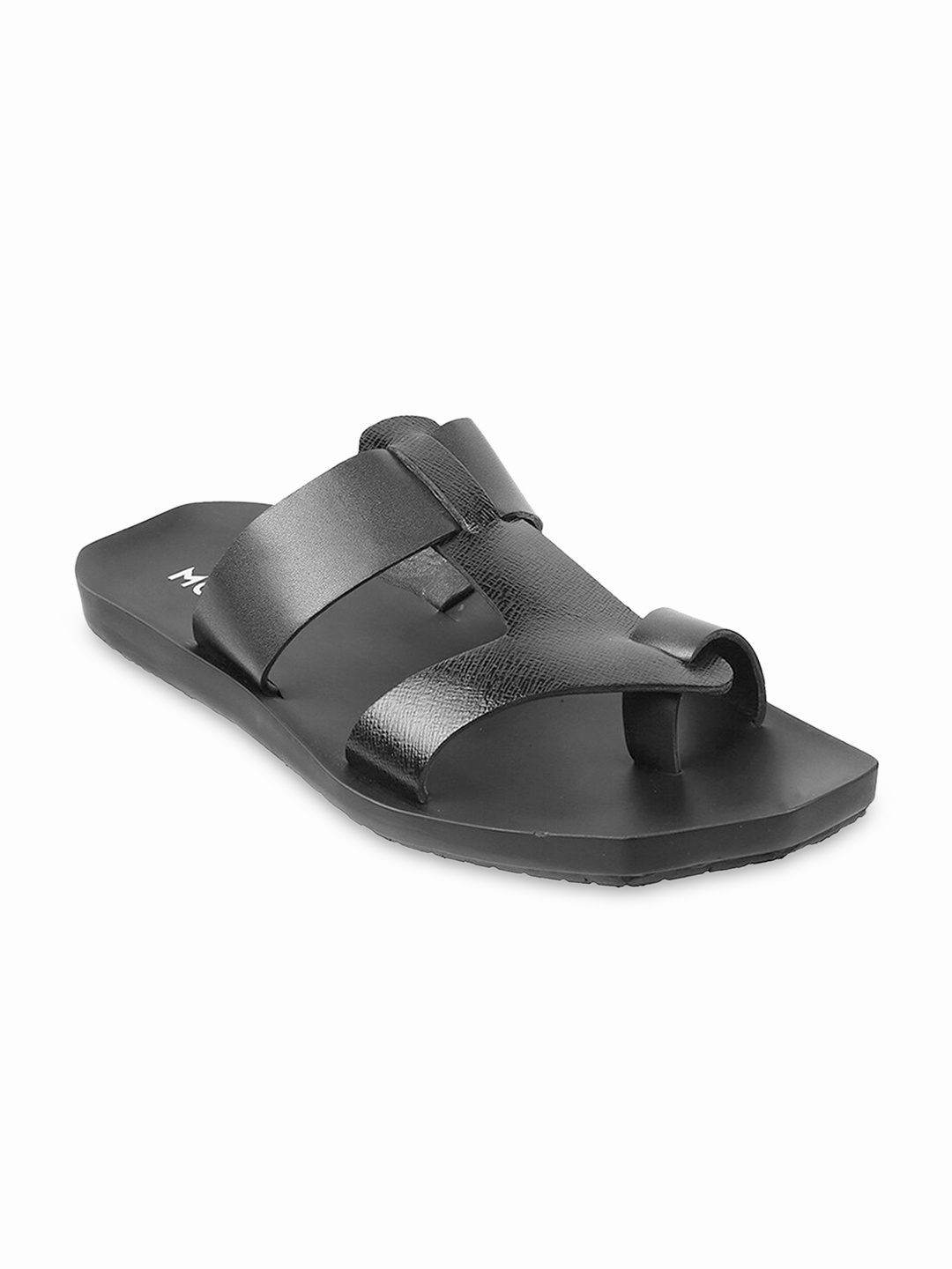 

Mochi Men Leather Comfort Sandals, Black
