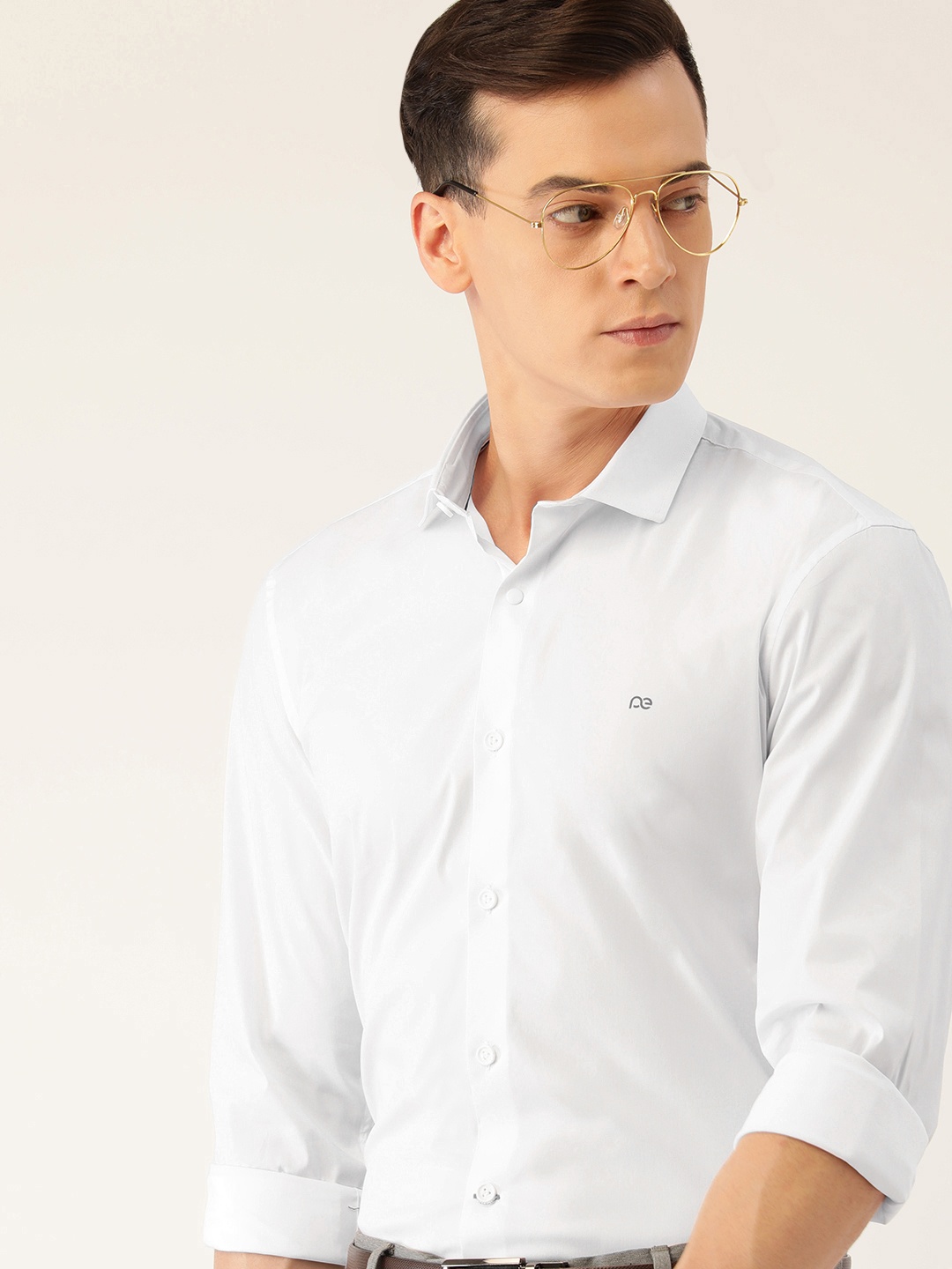 

Peter England Men Classic Slim Fit Formal Shirt, White