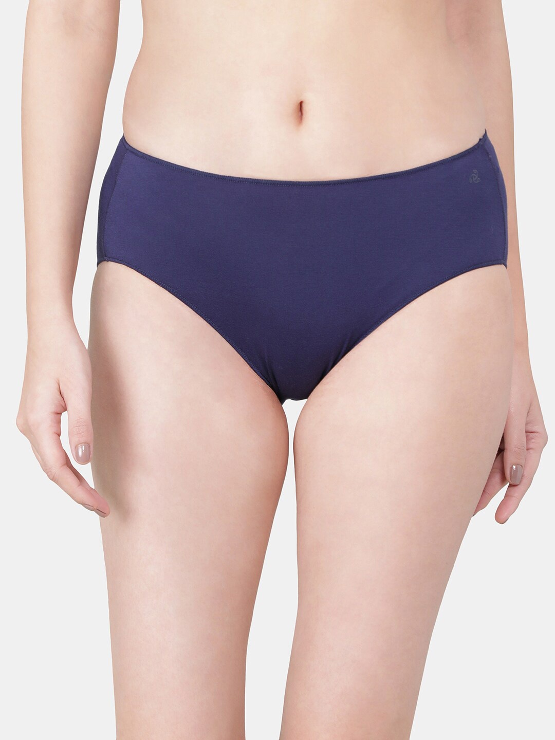 

Jockey High Coverage Micro Modal Stretch Hipstersoft Concealed Waistband-1802, Navy blue