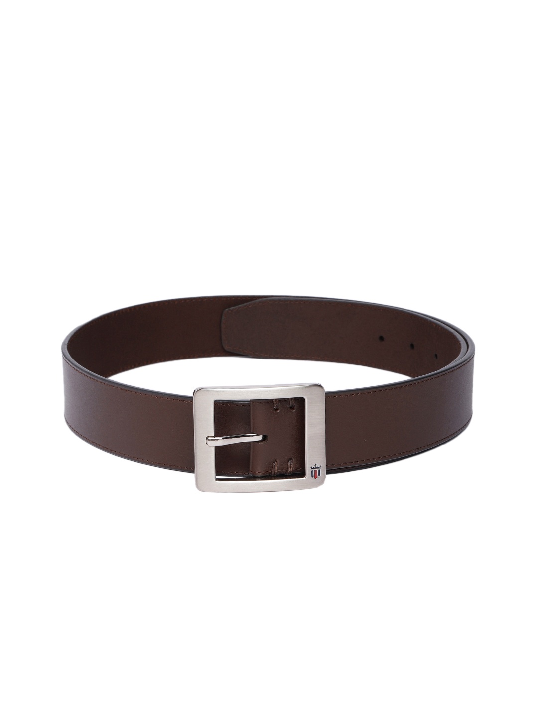 

Louis Philippe Men Leather Belt, Brown