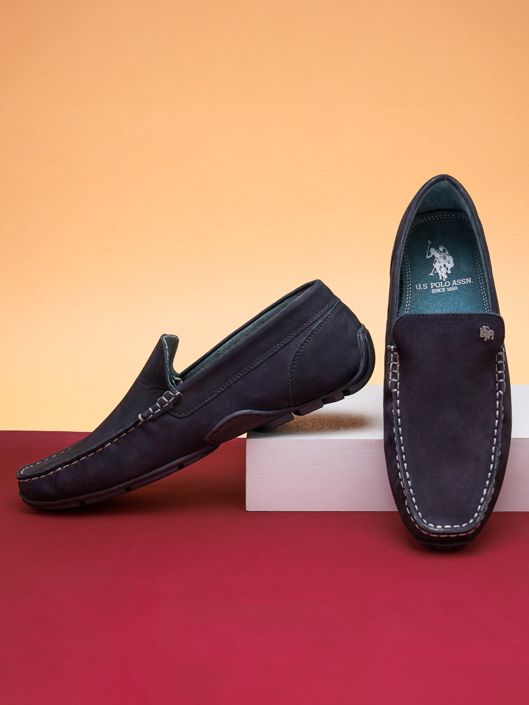 

U.S. Polo Assn. Men JABBAR Loafers, Black