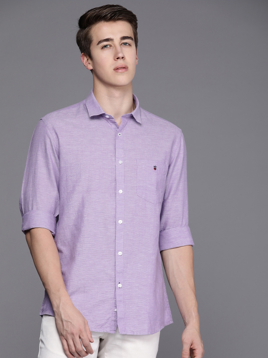

Louis Philippe Sport Slim Fit Casual Shirt, Lavender