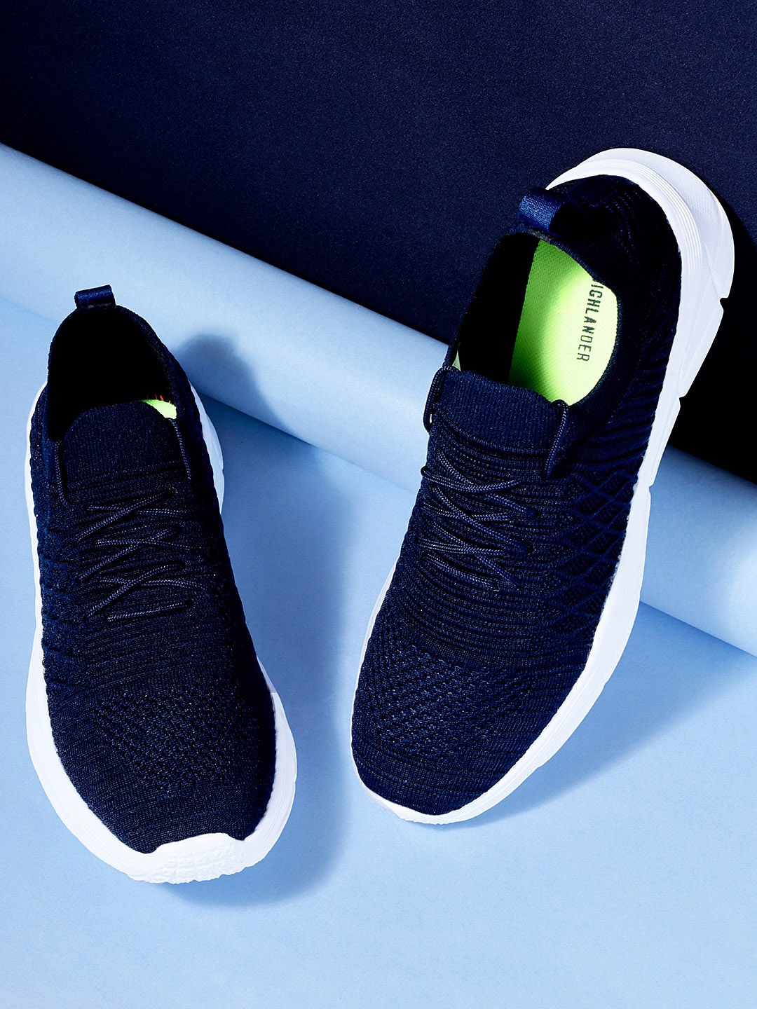

Highlander Men Slip On Lightweight Walking Shoes, Navy blue