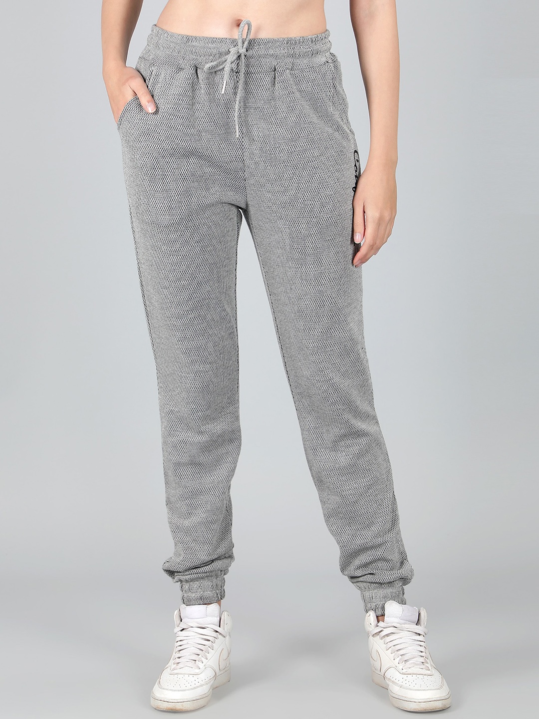 

Sonex Gold Women Mid-Rise Joggers, Grey