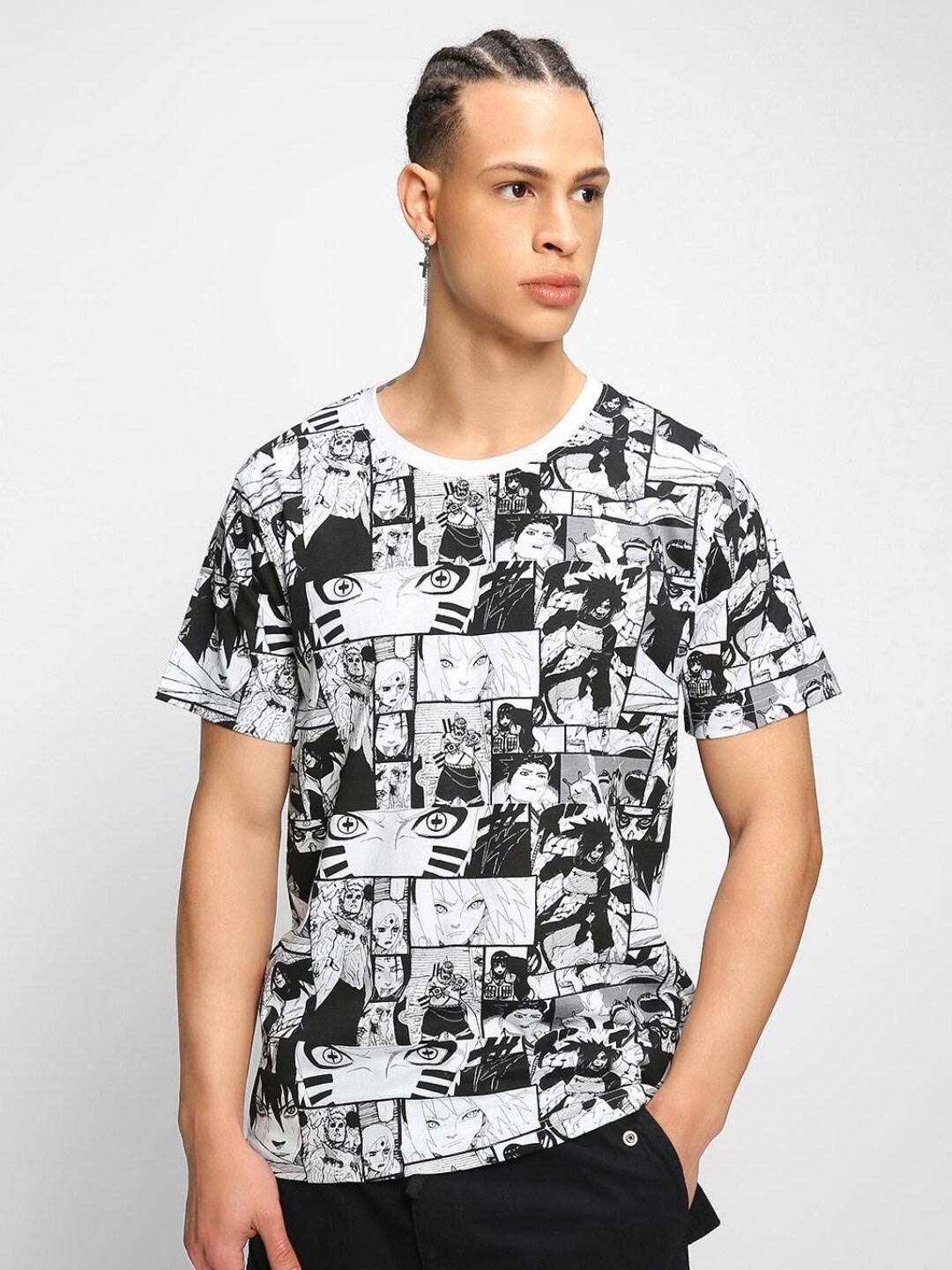 

Bewakoof Graphic Printed Cotton T-shirt, White