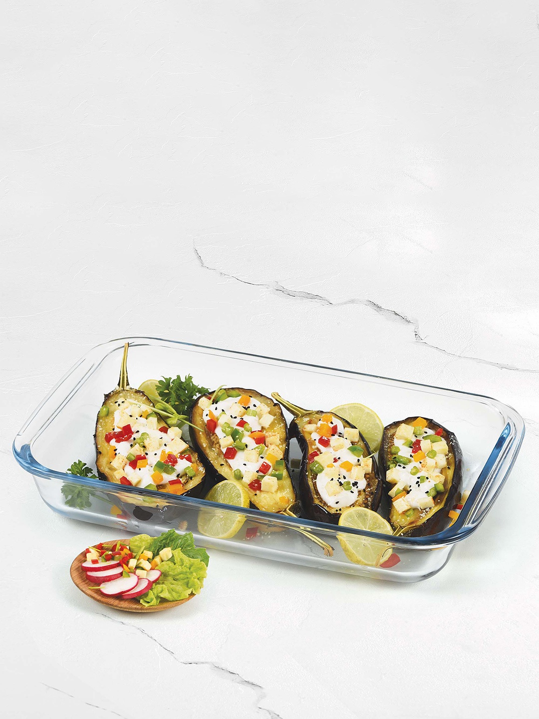 

Treo 2200 Ovensafe Transparent Rectangle Borosilicate Glass Dish 2.2 L