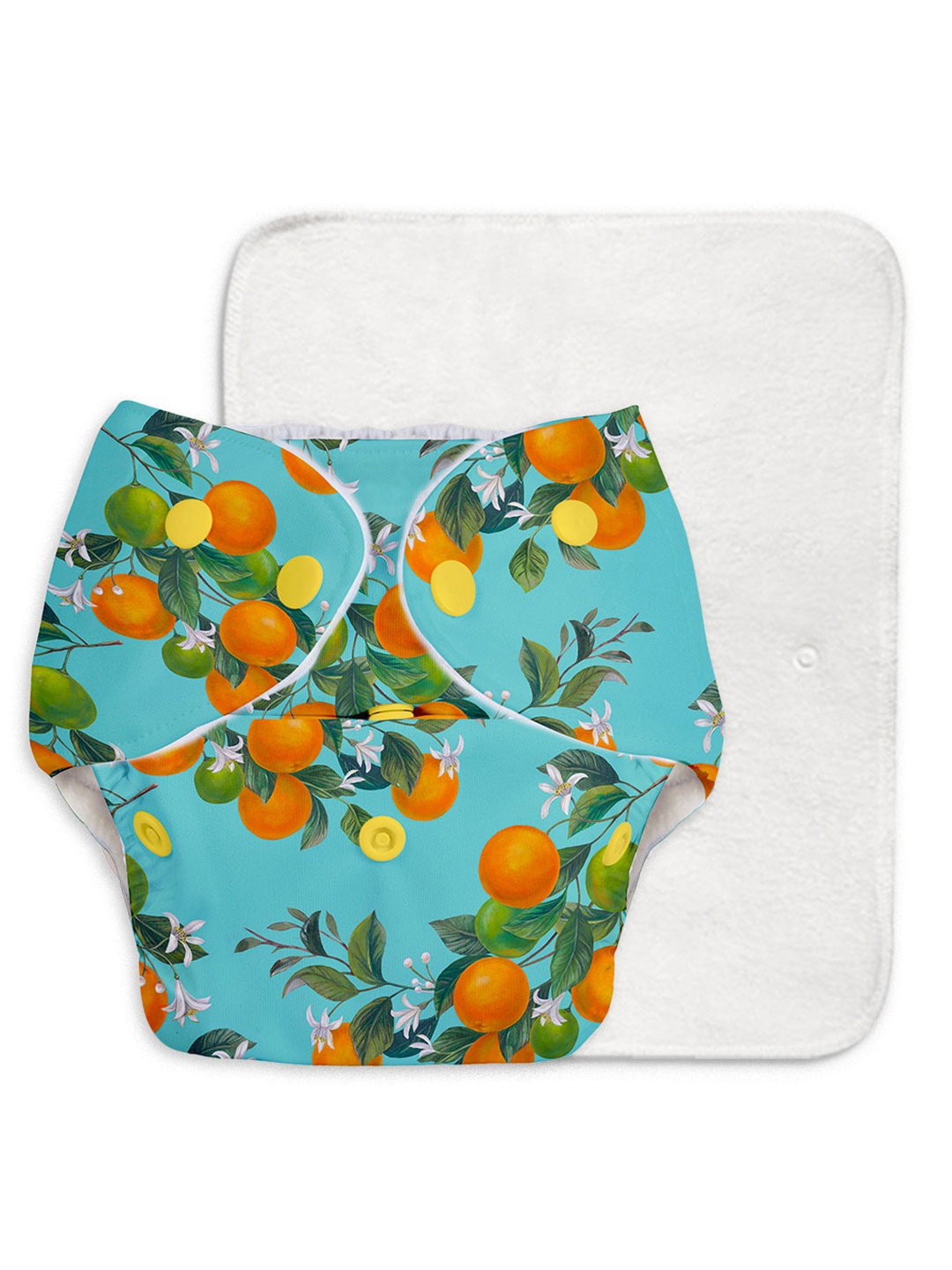 

SuperBottoms Infants Basic Ultra Thin Quick Dry Pad Diaper, Blue